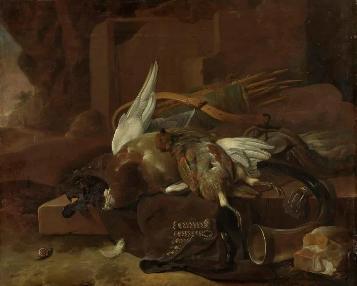 Framed Print : Dead Birds, Melchior d Hondecoeter, 1660 - 1695 Framed Print : Dead Birds, Melchior d Hondecoeter, 1660 - 1695
