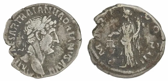 Framed Print : denarius. Hadrian (Roman emperor; 117-138), emperor Framed Print : denarius. Hadrian (Roman emperor; 117-138), emperor