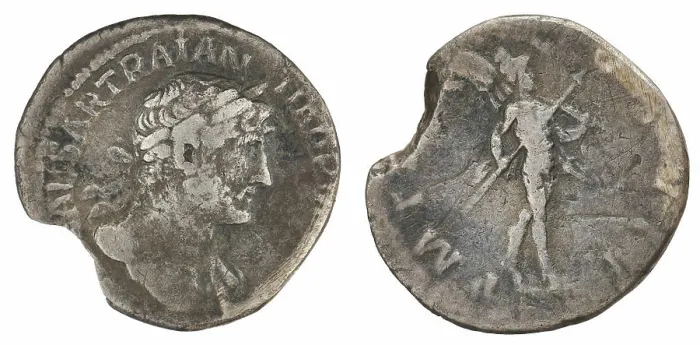 Framed Print : denarius. Hadrian (Roman emperor; 117-138), emperor Framed Print : denarius. Hadrian (Roman emperor; 117-138), emperor