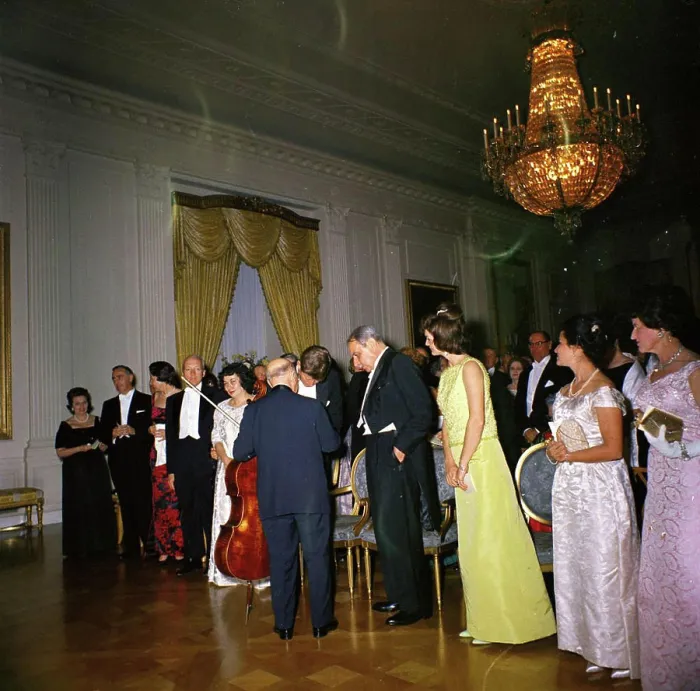 Framed Print : Dinner in honor of Governor Luis Muñoz Marín of Puerto Rico
