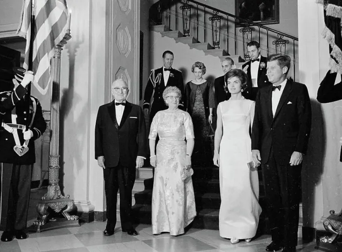 Framed Print : Dinner in honor of former President Harry S