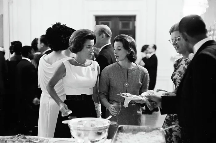 Framed Print : Diplomatic Reception, 6:00PM. First Lady's Press Secretary