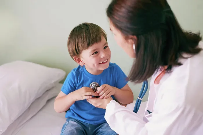 Framed Print : Doctor, stethoscope and child in hospital for healthcare Framed Print : Doctor, stethoscope and child in hospital for healthcare