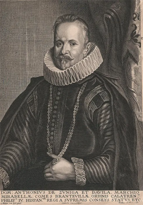 Framed Print : Dom: Antonius de Zuniga et Davila