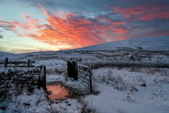 Framed Print : A dramatic winter scene at Wildboarclough, Peak District National Park, Cheshire, England, United Kingdom, Europe Framed Print : A dramatic winter scene at Wildboarclough, Peak District National Park, Cheshire, England, United Kingdom, Europe