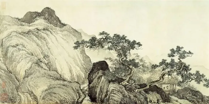Framed Print : Dreaming of Immortality in a Thatched Cottage, Ming Dynasty, China, right side of image Framed Print : Dreaming of Immortality in a Thatched Cottage, Ming Dynasty, China, right side of image