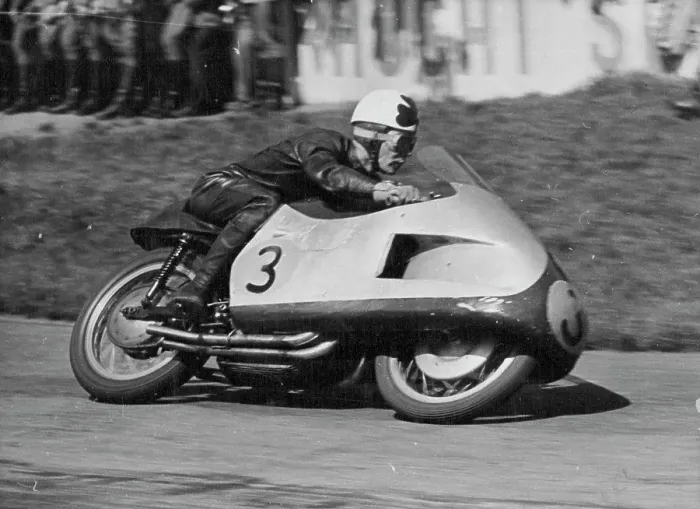 Framed Print : Duke Does it Again - Reg Armstrong of Australia piloted his Gilera to third place in the 500 C Framed Print : Duke Does it Again - Reg Armstrong of Australia piloted his Gilera to third place in the 500 C