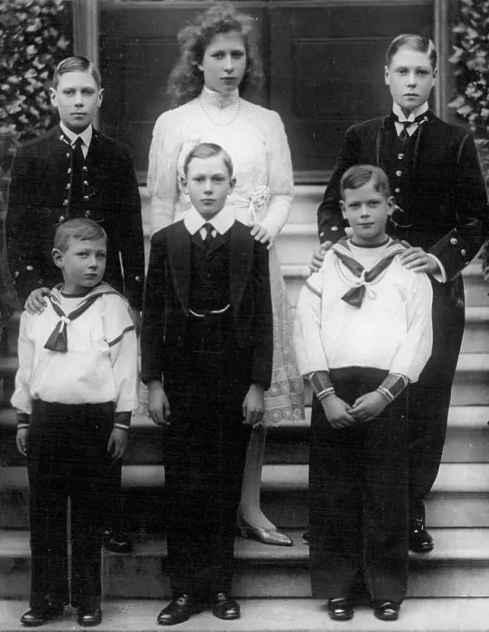 Framed Print : Duke of Windsor - Childhood. May 7, 1955. (Photo by Press Portrait Bureau)