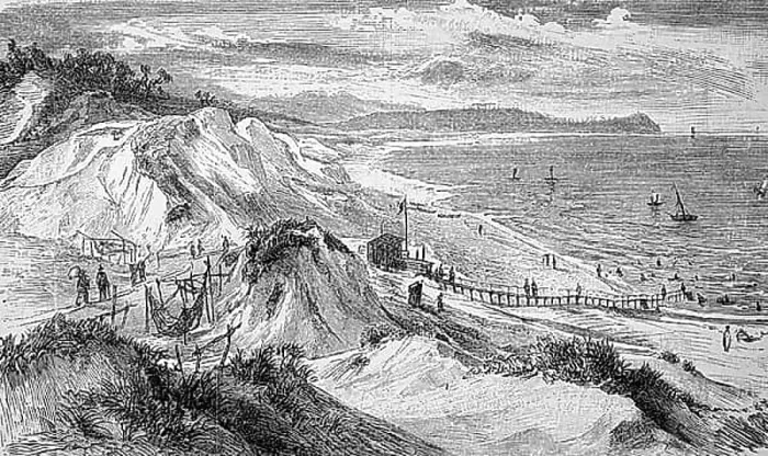 Framed Print : Dunes and bath near Göhren, Rügen Framed Print : Dunes and bath near Göhren, Rügen