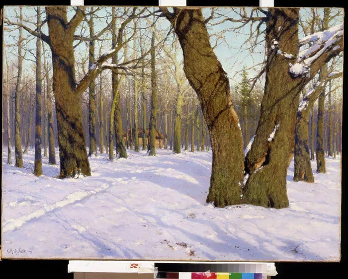 Framed Print : Early Spring by Kryzhitsky, Konstantin Yakovlevich (1858-1911) / State Art Museum Framed Print : Early Spring by Kryzhitsky, Konstantin Yakovlevich (1858-1911) / State Art Museum