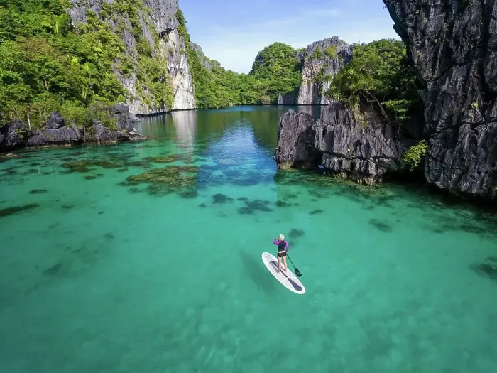 Framed Print : El Nido Resort Philippines. Lagen Miniloc Pangulasian