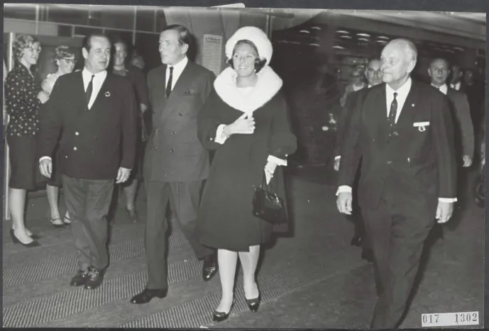 Framed Print : Elsevier photo collection. Princess Beatrix Prince Claus attended final evening Jumping Amsterdam RAI