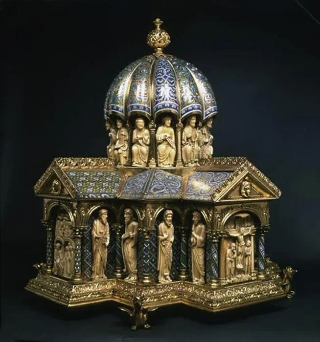 Framed Print : Eltenberg Reliquary - Rhine Valley. Late 12th century. Victoria & Albert Museum, London Framed Print : Eltenberg Reliquary - Rhine Valley. Late 12th century. Victoria & Albert Museum, London