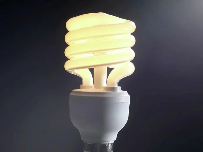 Framed Print : Energy_saving light bulb Framed Print : Energy_saving light bulb