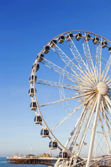 Framed Print : England, East Sussex, Brighton, Brighton Wheel Framed Print : England, East Sussex, Brighton, Brighton Wheel