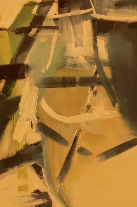 Framed Print : England, London, The Strand, Courtauld Gallery, Painting titled Halsetown by Peter Lanyon dated 1961 Framed Print : England, London, The Strand, Courtauld Gallery, Painting titled Halsetown by Peter Lanyon dated 1961