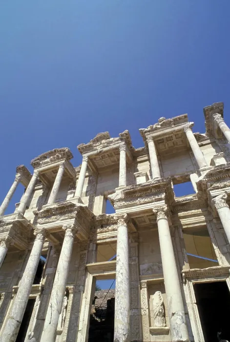 Framed Print : Europe, Turkey, Ephesus. Library of Celsus Framed Print : Europe, Turkey, Ephesus. Library of Celsus