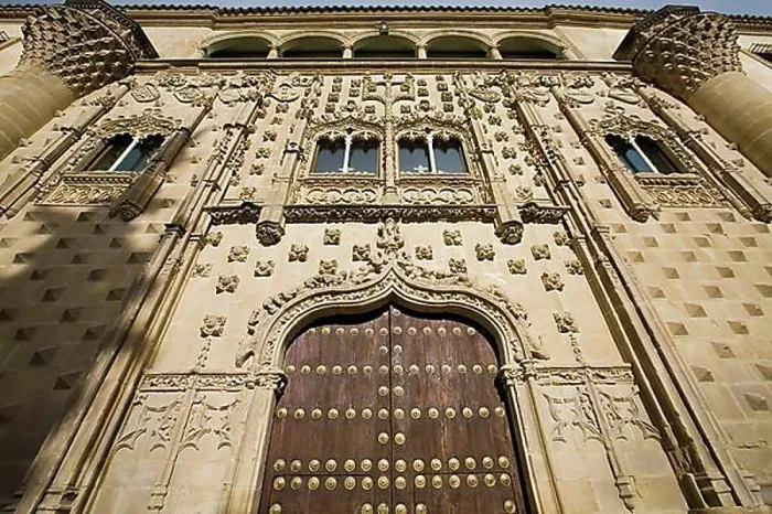 Framed Print : Facade of the Jabalquinto Palace, UNESCO World Heritage Site, Baeza, Province of Jaen, Spain, Europe
