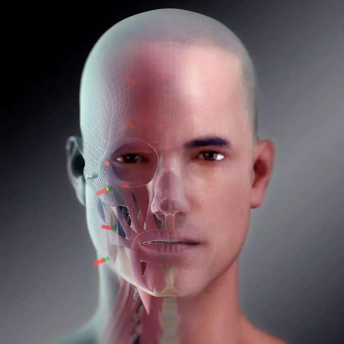 Framed Print : Facial Reconstruction
