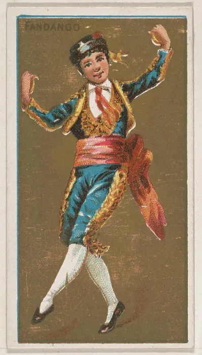 Framed Print : Fandango, from National Dances (N225)