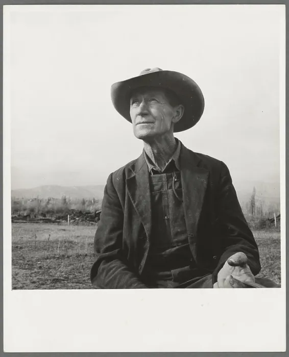 Framed Print : Farmer from Nebraska now developing eighty-acre stump farm Framed Print : Farmer from Nebraska now developing eighty-acre stump farm