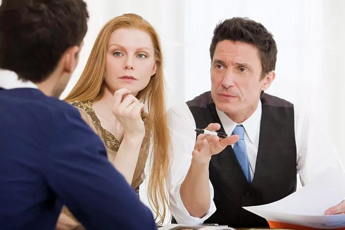 Framed Print : Fashion designers in meeting Framed Print : Fashion designers in meeting