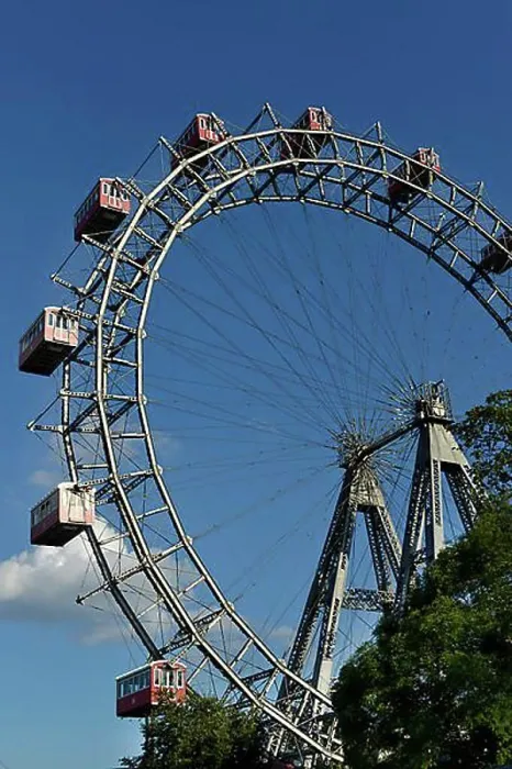 Framed Print : Ferris Wheel, Prater, Vienna, Austria, Europe