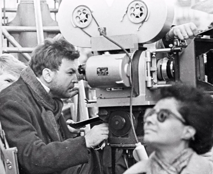 Framed Print : Film director Sergei Bondarchuk at the shooting of War and Peace by Anonymous / The State Central A Framed Print : Film director Sergei Bondarchuk at the shooting of War and Peace by Anonymous / The State Central A
