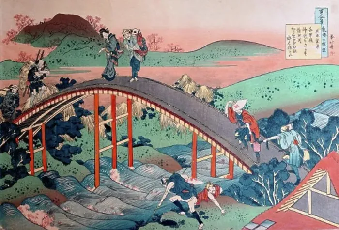 Framed Print : fine arts, Katsushika Hokusai (1760 - 1849) Framed Print : fine arts, Katsushika Hokusai (1760 - 1849)