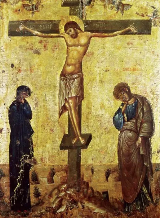 Framed Print : fine arts, religious art, Jesus Christ, crucifixion, icon, 14th century, Byzantine Museum, Athens, Greece Framed Print : fine arts, religious art, Jesus Christ, crucifixion, icon, 14th century, Byzantine Museum, Athens, Greece