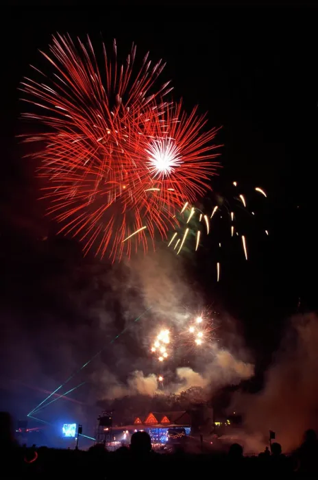 Framed Print : Fireworks at the Starlight Symphony Concert, Auckland Domain