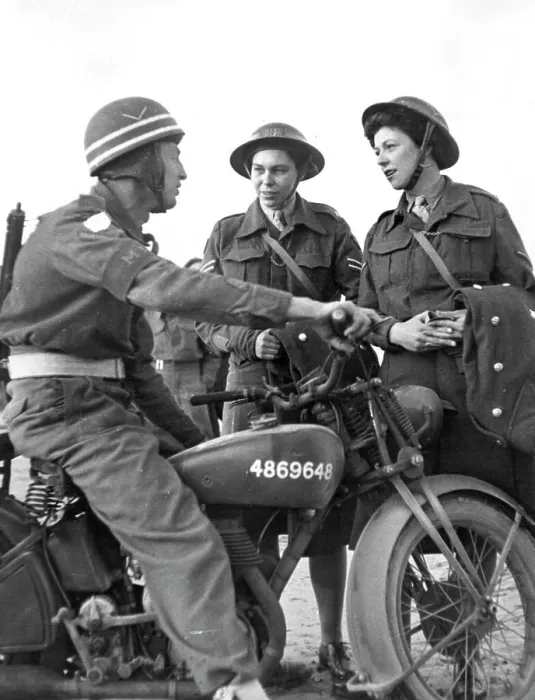 Framed Print : First A.T.S. Arrive in Normandy - Lance Corporal E Framed Print : First A.T.S. Arrive in Normandy - Lance Corporal E