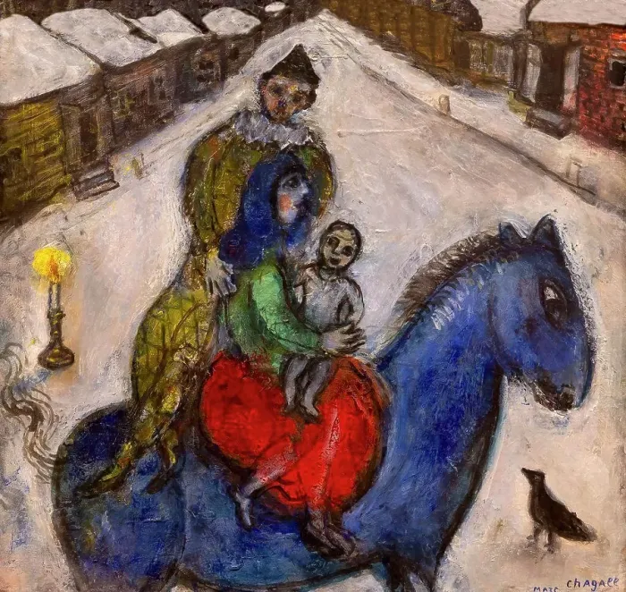 Framed Print : The Flight into Egypt, Marc Chagall, 1944, Indianapolis Museum of Art, Indianapolis, Indiana, USA, North America Framed Print : The Flight into Egypt, Marc Chagall, 1944, Indianapolis Museum of Art, Indianapolis, Indiana, USA, North America