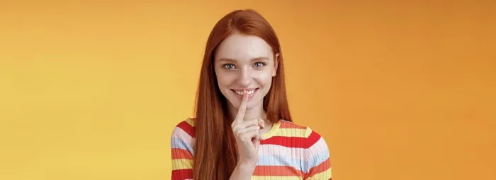 Framed Print : Flirty devious creative young redhead smiling excited ginger girl prepare mysterious gift surprise party giggling Framed Print : Flirty devious creative young redhead smiling excited ginger girl prepare mysterious gift surprise party giggling