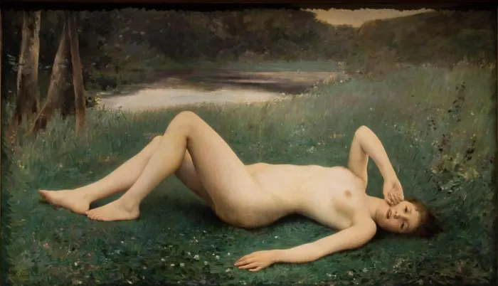 Framed Print : Floréal, 1888, óleo sobre tela Framed Print : Floréal, 1888, óleo sobre tela