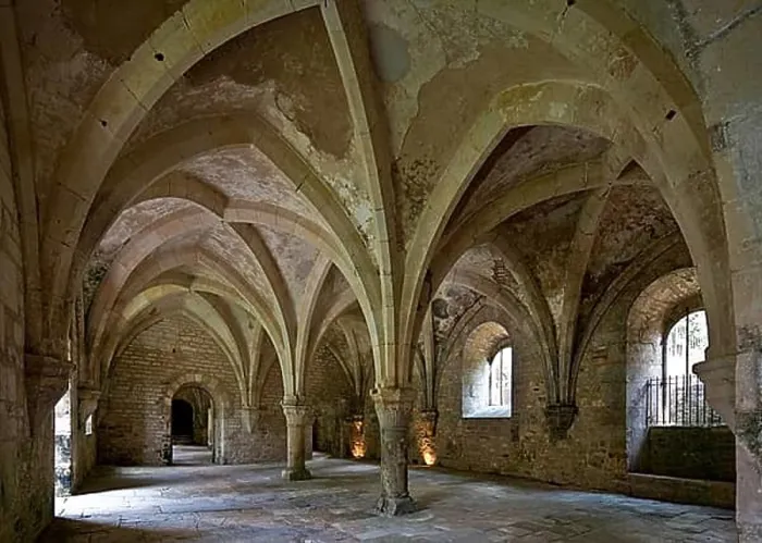 Framed Print : Fontenay former Cistercian monastery monastery building Framed Print : Fontenay former Cistercian monastery monastery building