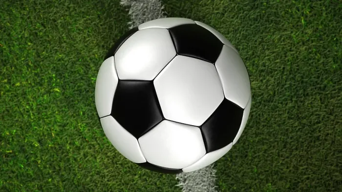 Framed Print : Football on the ground A classic football on the ground. 3d illustration Framed Print : Football on the ground A classic football on the ground. 3d illustration