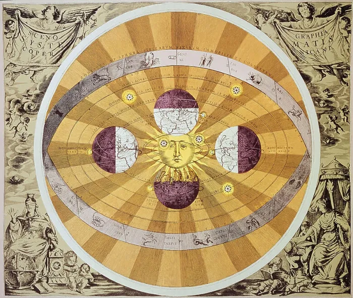 Framed Print : Formulation of a heliocentric theory of the solar system of Nicolaus Copernicus (1473-1543) Framed Print : Formulation of a heliocentric theory of the solar system of Nicolaus Copernicus (1473-1543)