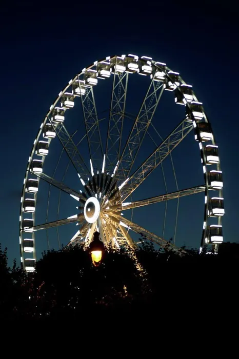 Framed Print : France, Paris, Tuileries Park, Ferris Wheel Framed Print : France, Paris, Tuileries Park, Ferris Wheel