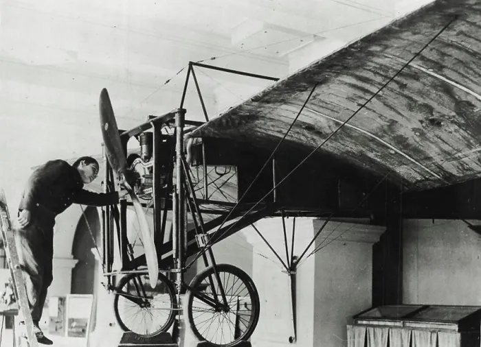 Framed Print : French Aviation Retrospective Exhibition