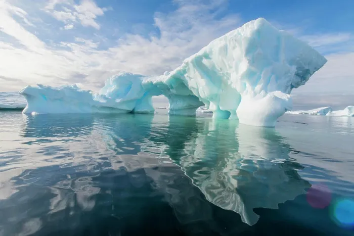 Framed Print : French Passage, Antarctica. Beautiful iceberg in the waters of the French Passage