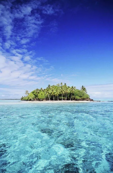Framed Print : French Polynesia, Tahiti, Bora Bora, Motu Island in distance, turquoise water and blue sky Framed Print : French Polynesia, Tahiti, Bora Bora, Motu Island in distance, turquoise water and blue sky