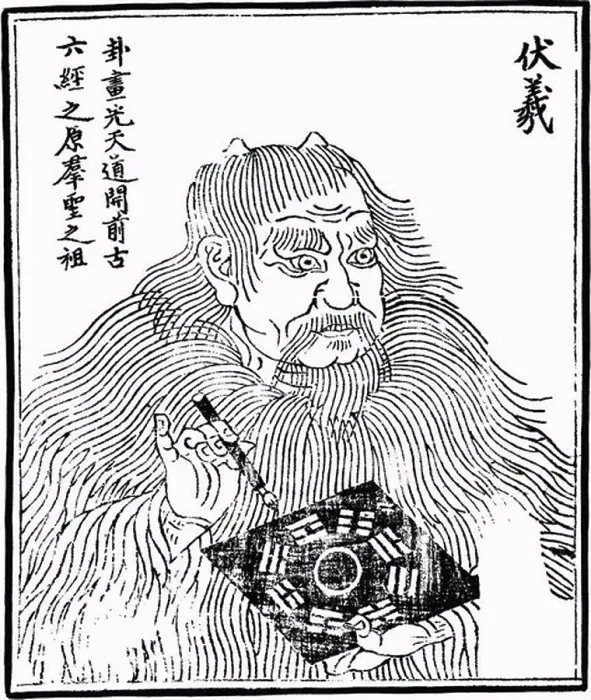 Framed Print : Fu Xi or Fu Hsi (mid 29th century BCE) was the first of the Three Sovereigns (sanhuang) of ancient China Framed Print : Fu Xi or Fu Hsi (mid 29th century BCE) was the first of the Three Sovereigns (sanhuang) of ancient China