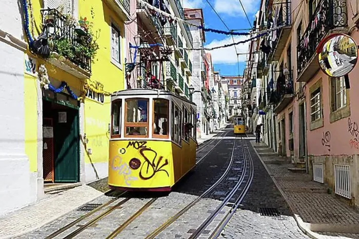 Framed Print : Funicular Elevador da Bica, Rua da Bica de Duarte Belcio, Lisbon, Portugal, Europe Framed Print : Funicular Elevador da Bica, Rua da Bica de Duarte Belcio, Lisbon, Portugal, Europe