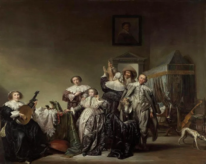 Framed Print : Gallant Company, Pieter Codde, 1633 Framed Print : Gallant Company, Pieter Codde, 1633