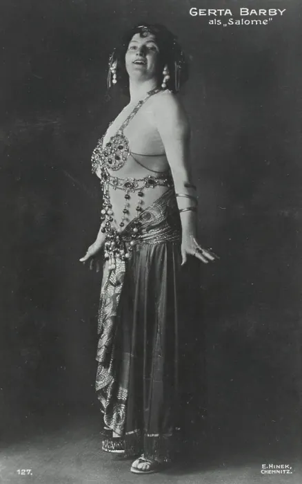 Framed Print : Gerta Barby (1872-1938) as Salome in the same name of Richard Strauss Framed Print : Gerta Barby (1872-1938) as Salome in the same name of Richard Strauss