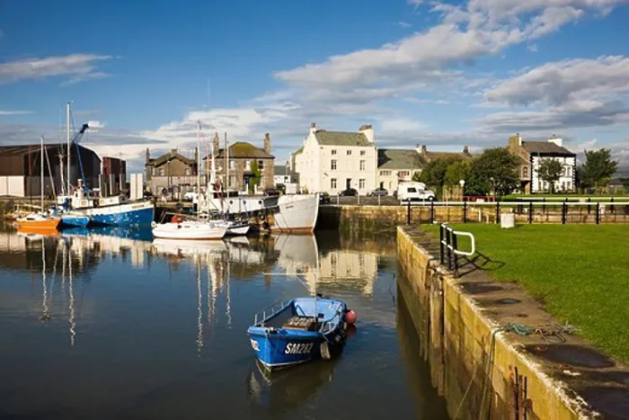 Framed Print : Glasson Dock on the River Lune, Morecambe Bay, Lancashire, England Framed Print : Glasson Dock on the River Lune, Morecambe Bay, Lancashire, England