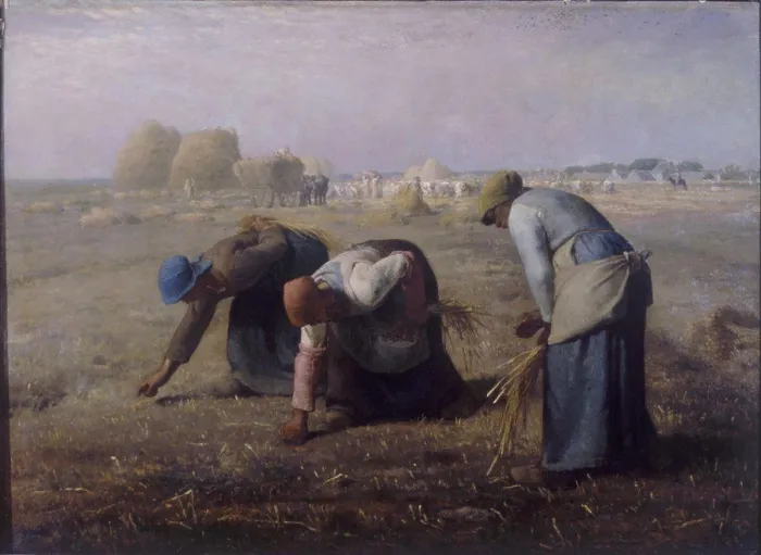 Framed Print : The Gleaners 1857 Jean Francois Millet (1814-1875 French) Oil on canvas Musee du Louvre, Paris, France Framed Print : The Gleaners 1857 Jean Francois Millet (1814-1875 French) Oil on canvas Musee du Louvre, Paris, France