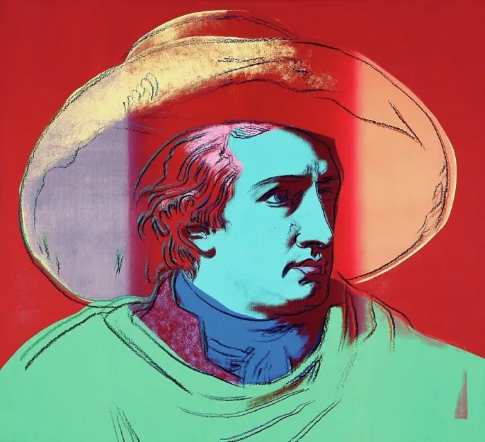 Framed Print : Goethe by Warhol Framed Print : Goethe by Warhol