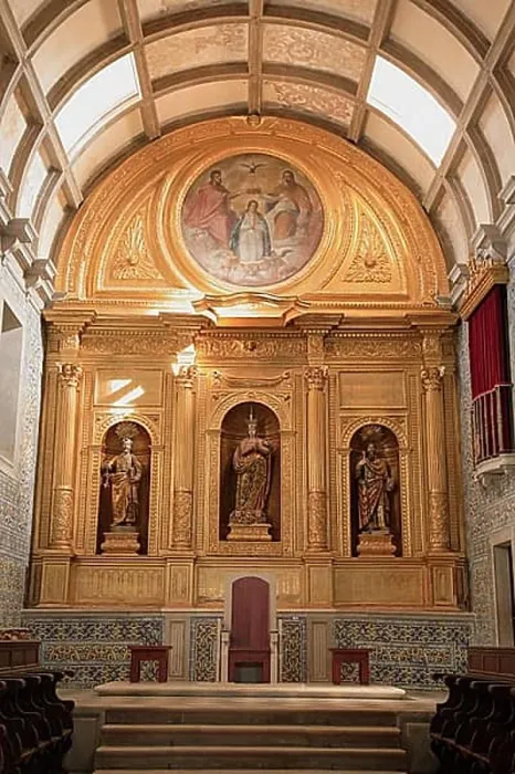 Framed Print : Gold work on the altars of the Cathedral Se, Sedos Episcopalis, in Faro, Algarve, Portugal, Europe Framed Print : Gold work on the altars of the Cathedral Se, Sedos Episcopalis, in Faro, Algarve, Portugal, Europe